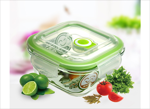 Tempered Airtight Glass Container (400ml)