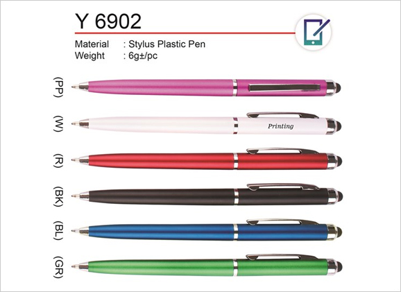 Stylus Plastic Pen Y6902