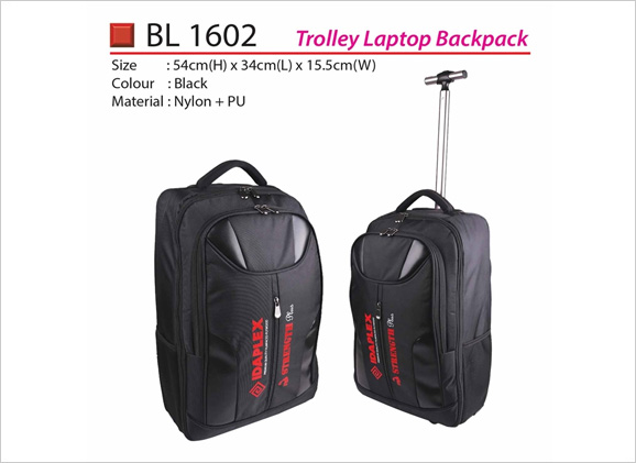 Trolley store backpack malaysia