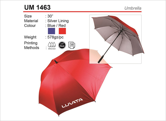 30inch Silver Lining Umbrella UM1463