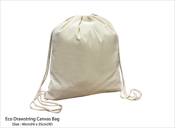 Eco Drawstring Canvas Bag MDGO