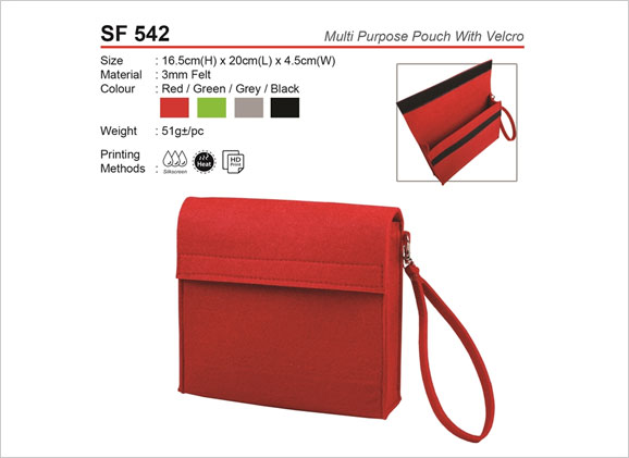 Multipurpose Pouch with Velcro SF542