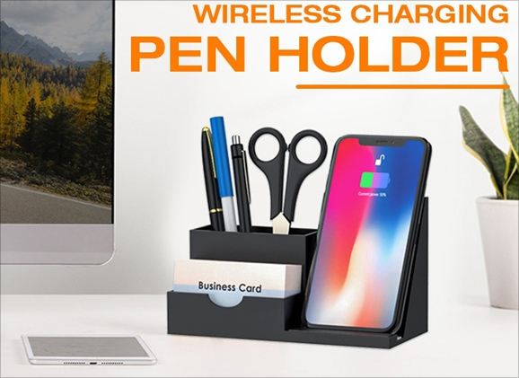 Wireless Charging Pen Holder