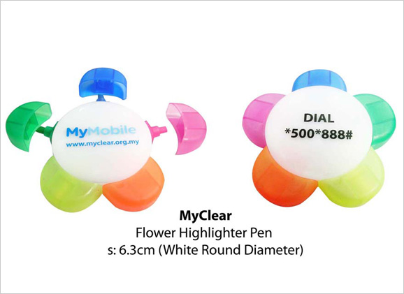 Gift Pen Flower Highlighter PHL2522