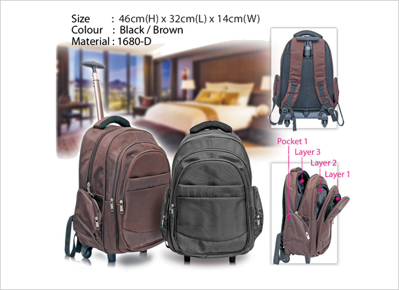 Trolley Laptop Backpack