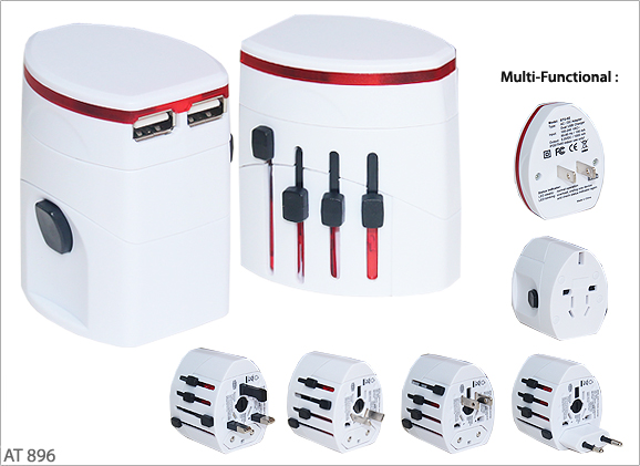 Multi Functional International Travel Adapter AT896