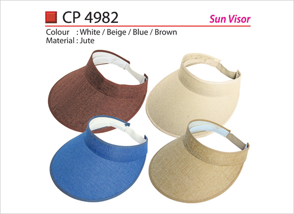 Jute Sun Visor CP4982