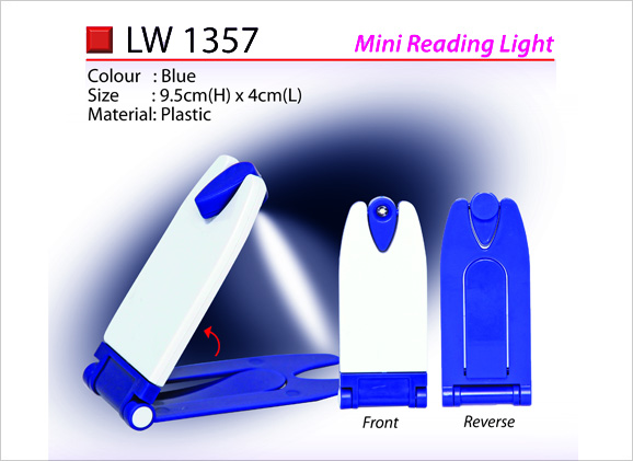 Clip On Book Reading Light LW1357