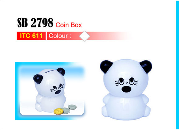 Coin Box SB2798 Cat Bear Design