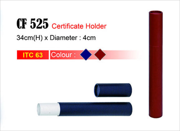 Tube Certificate Holder CF525 623