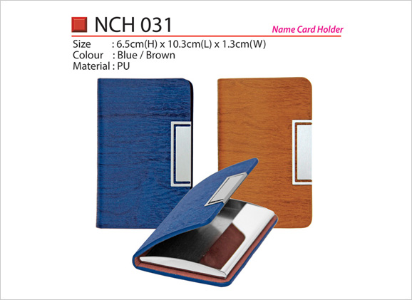 PU Wood Patterned Namecard Holder NCH031