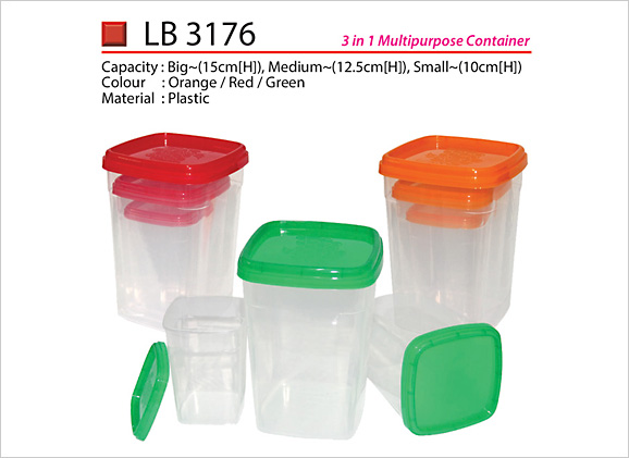 3 in 1 Multipurpose Container LB3176