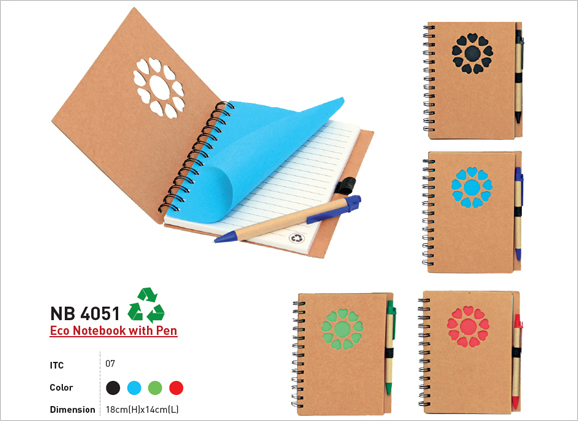 Eco Notebook with Pen NB4051