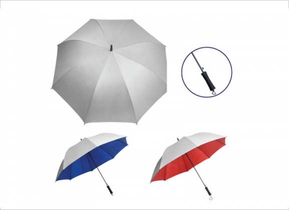 27 inch Silver Coated Auto Umbrella