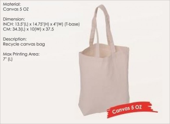 Canvas Bag 5oz SPB167