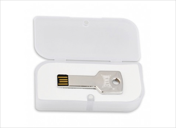 Key Shape USB Transparent Gift Box