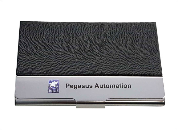 Pegasus Automation UV Printing Metal Card Holder