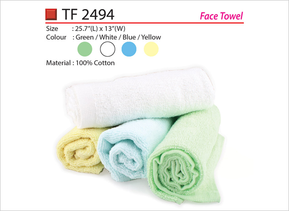 100% Cotton Face Towel TF2494