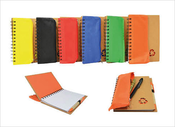 Eco Notebook with Pencil Pouch & Pen NB6602 Malaysia Corporate Gift ...